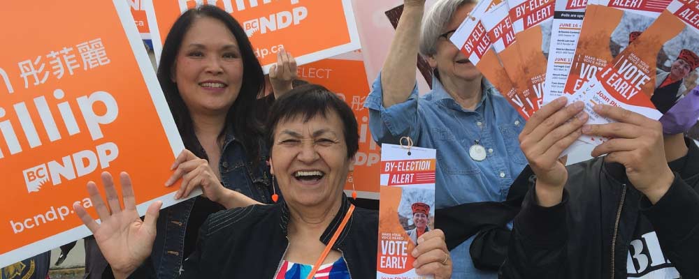 Joan Phillip, BC NDP candidate in Vancouver-Mount Pleasant